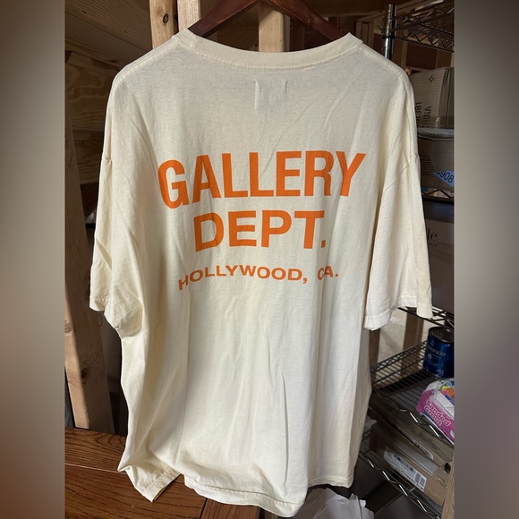 Gallery Dept Cream T-Shirt - Picture 2 of 3